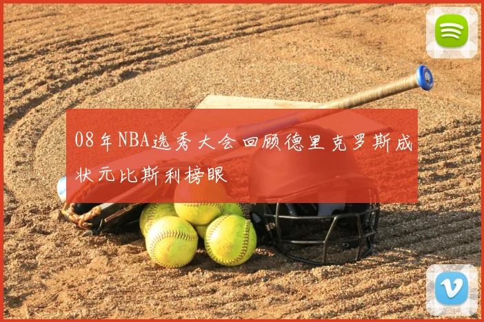 08年NBA选秀大会回顾德里克罗斯成状元比斯利榜眼